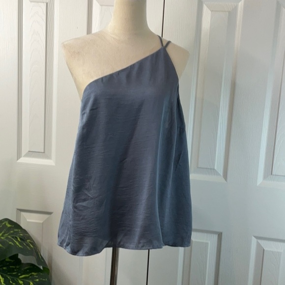 A New Day Women's Size Large L One
Shoulder Tank Top Blue Size L - Picture 6 of 9